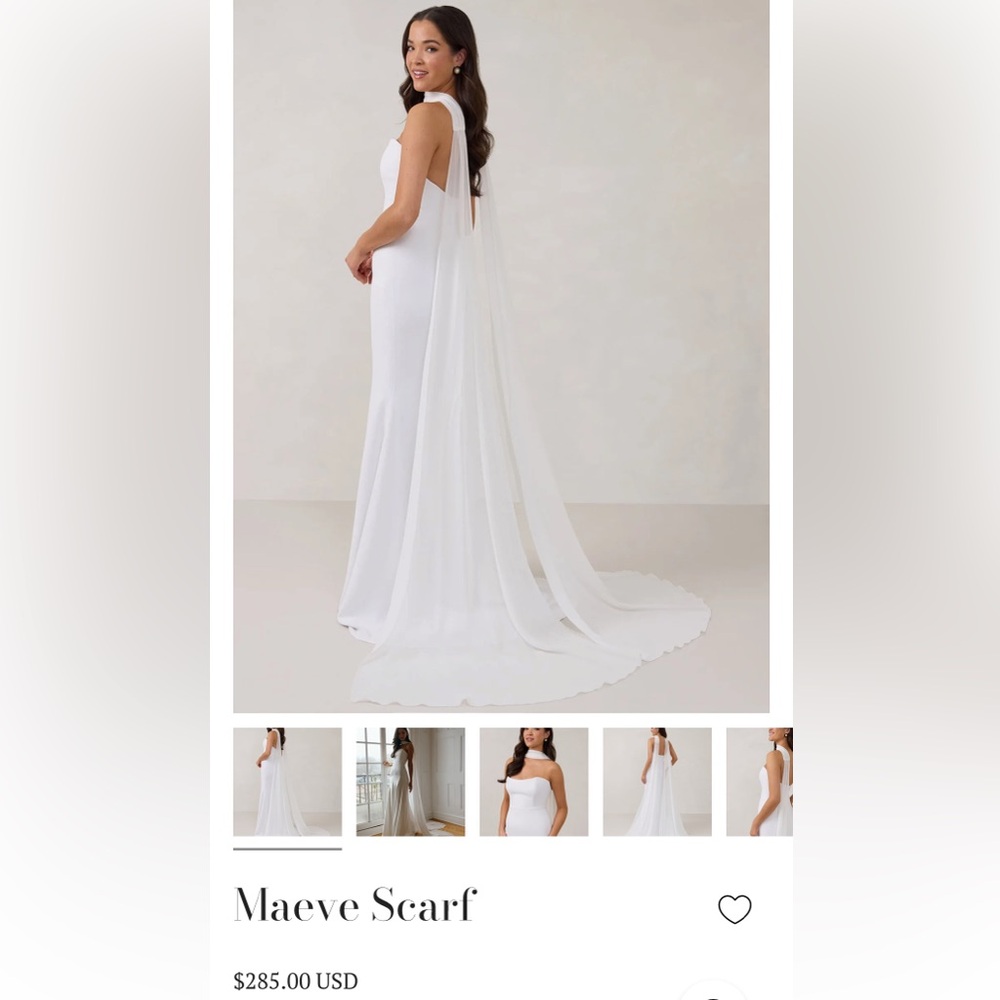 Park & Fifth Maeve Bridal Scarf